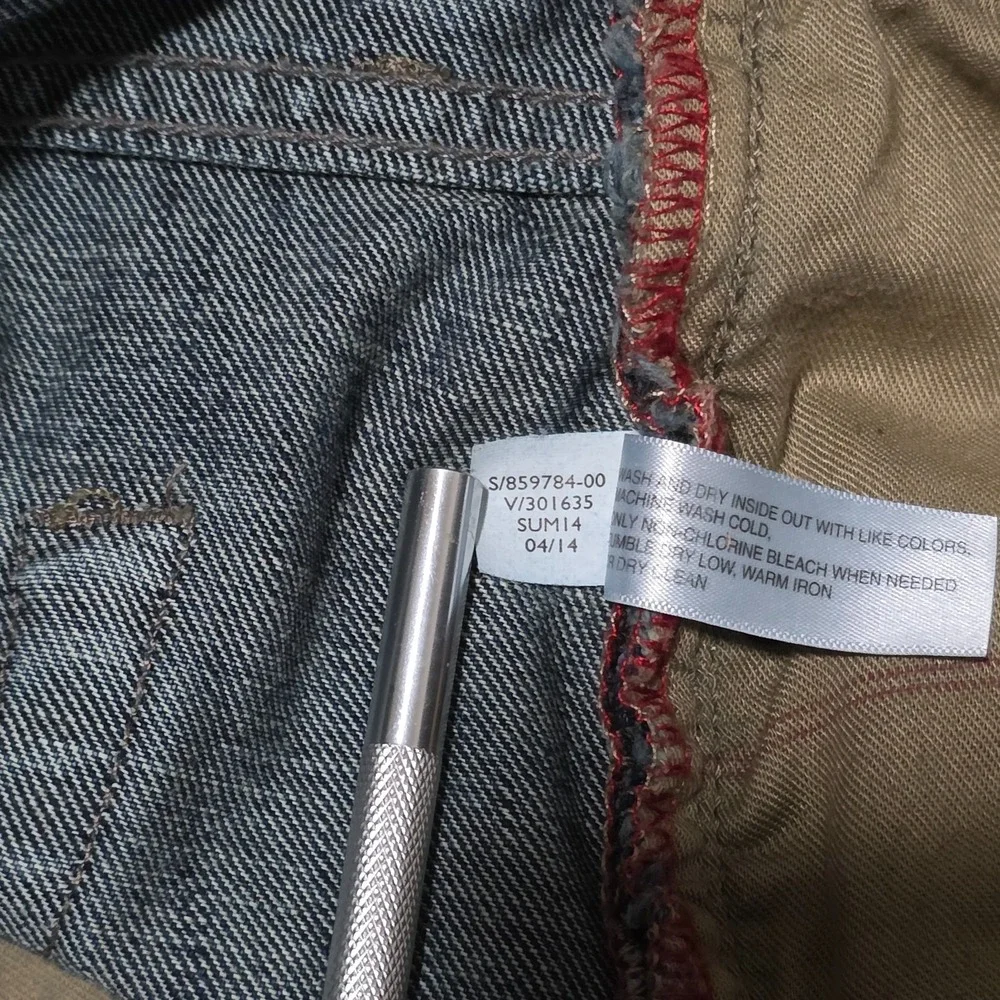 Banana Republic Traveler Mens 40x34‎ Straight Fit Denim Jeans Blue